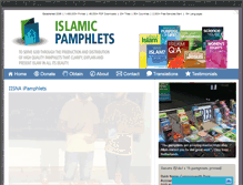 Tablet Screenshot of islamicpamphlets.com